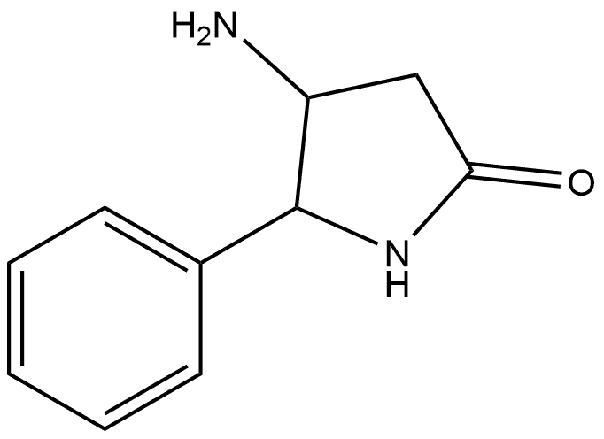 4-amino-5-phenylpyrrolidin-2-one 结构式