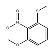 Benzene, 1-methoxy-3-(methylthio)-2-nitro- 结构式