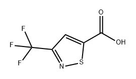 3-(三氟甲基)异噻唑-5-羧酸 结构式