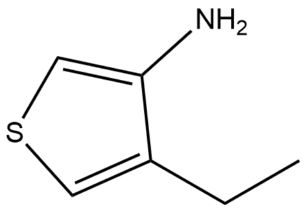 3-Thiophenamine, 4-ethyl- 结构式