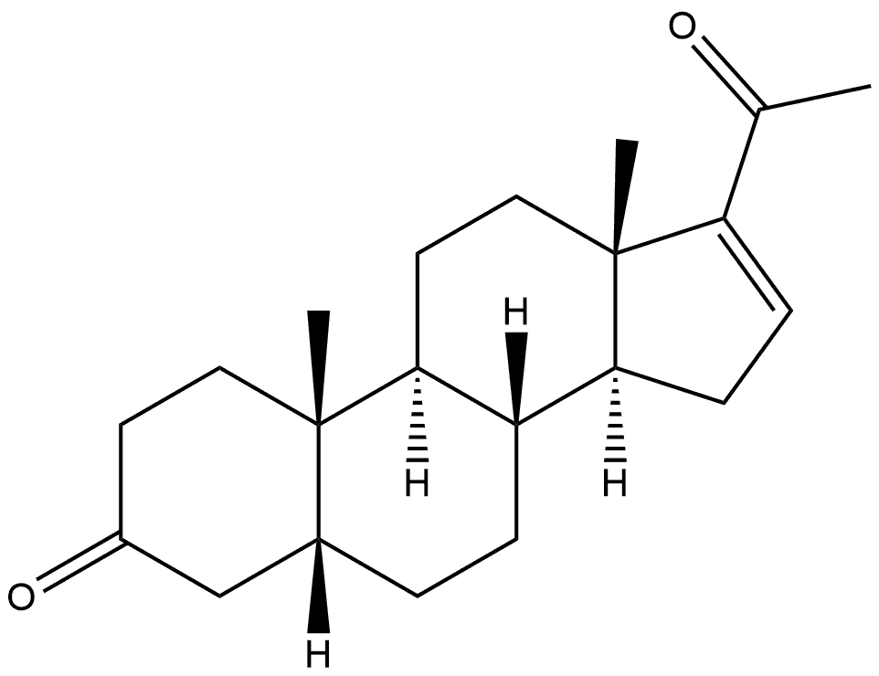 Pregn-16-ene-3,20-dione, (5β)- (9CI) 结构式