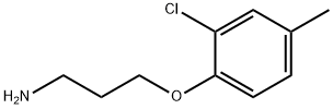 3-(2-氯-4-甲基苯氧基)丙烷-1-胺 结构式