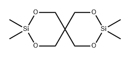 2,4,8,10-Tetraoxa-3,9-disilaspiro[5.5]undecane, 3,3,9,9-tetramethyl- 结构式