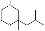 Morpholine, 2-methyl-2-(2-methylpropyl)- 结构式