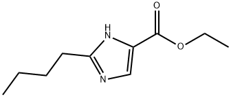 1H-Imidazole-5-carboxylic acid, 2-butyl-, ethyl ester 结构式