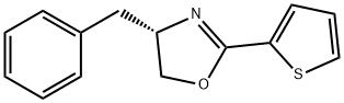 (S)-4-苄基-2-(噻吩-2-基)-4,5-二氢恶唑 结构式