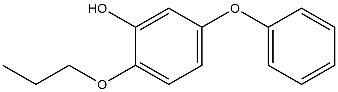 5-Phenoxy-2-propoxyphenol 结构式