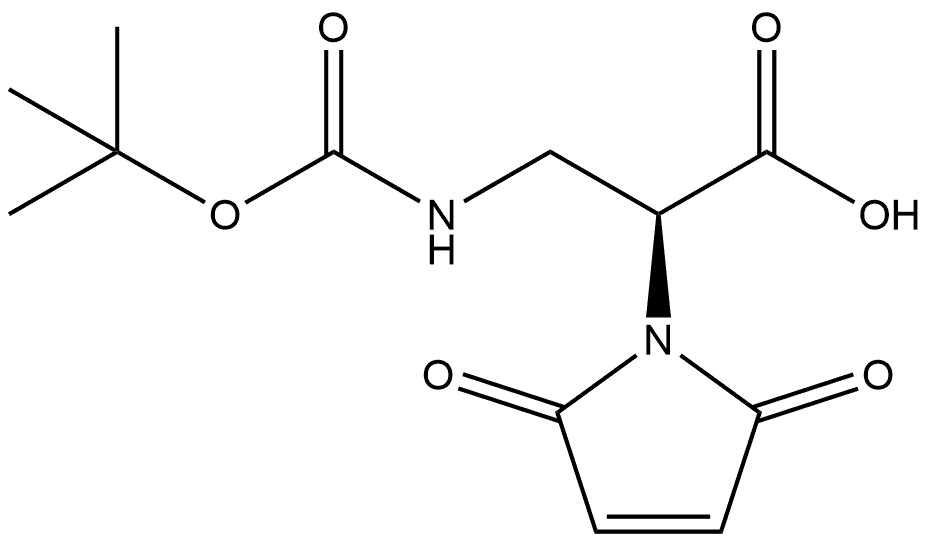 (S)-MALEOYL-DPR(BOC)-OH·DCHA 结构式