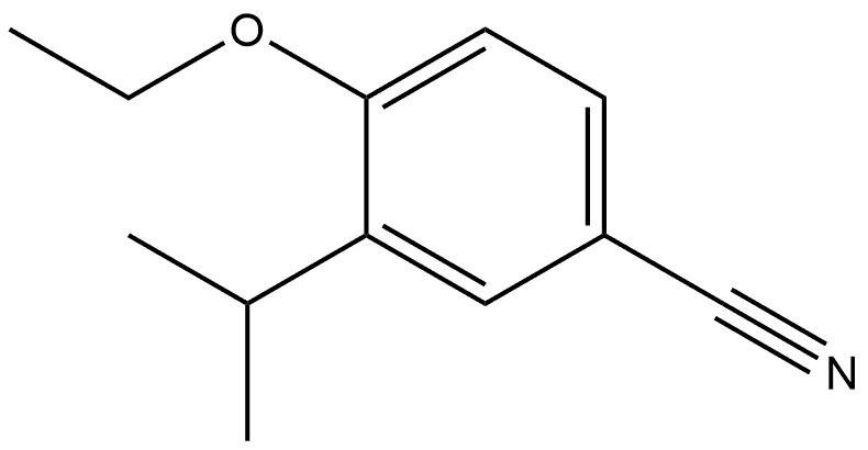 4-Ethoxy-3-(1-methylethyl)benzonitrile 结构式