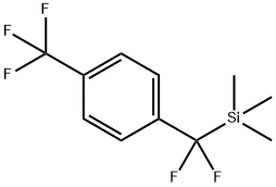4-三甲基硅甲基三氟甲苯 结构式