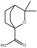 3,3-dimethyl-2-oxabicyclo[2.2.2]octane-1-carboxyl ic acid 结构式