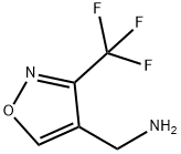 (3-(三氟甲基)异噁唑-4-基)甲胺 结构式