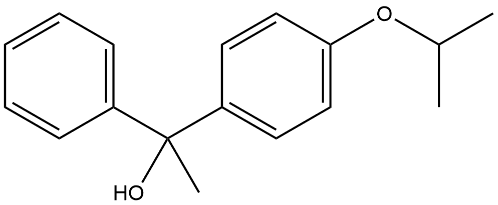 α-Methyl-4-(1-methylethoxy)-α-phenylbenzenemethanol 结构式