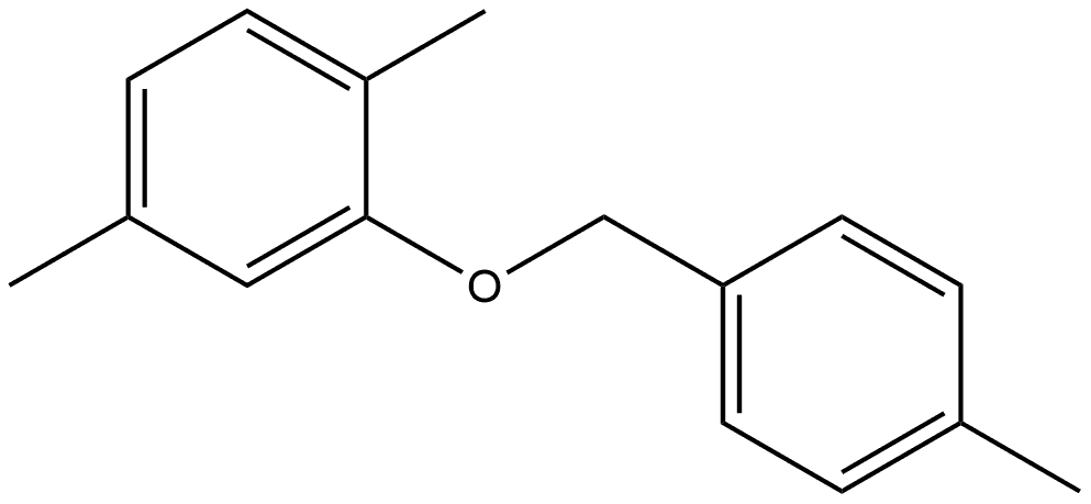 1,4-Dimethyl-2-[(4-methylphenyl)methoxy]benzene 结构式