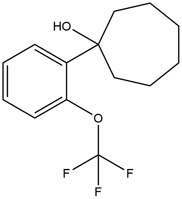 1-[2-三氟甲基苯氧基]环庚醇 结构式