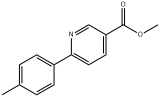 3-Pyridinecarboxylic acid, 6-(4-methylphenyl)-, methyl ester 结构式
