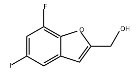 2-Benzofuranmethanol, 5,7-difluoro- 结构式