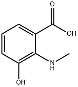 3-Hydroxy-2-methylamino-benzoic acid 结构式