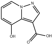 4-羟基吡唑并[1,5-A]吡啶-3-羧酸 结构式