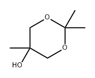 1,3-Dioxan-5-ol, 2,2,5-trimethyl- 结构式