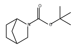 2-Azabicyclo[2.2.1]heptane-2-carboxylic acid, 1,1-dimethylethyl ester 结构式