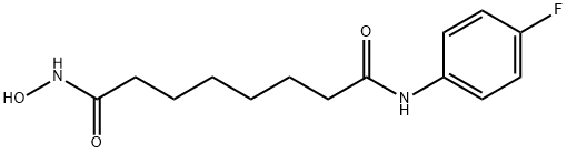 Octanediamide, N1-(4-fluorophenyl)-N8-hydroxy- 结构式