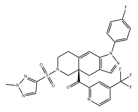 化合物 NENOCORILANT 结构式