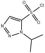 1-异丙基-1H-1,2,3-三唑-5-磺酰氯 结构式