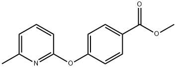 methyl 4-[(6-methylpyridin-2-yl)oxy]benzoate 结构式