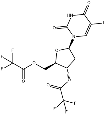 Uridine, 2'-deoxy-5-iodo-, 3',5'-bis(trifluoroacetate) (9CI) 结构式