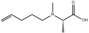 N-甲基-N-(戊-4-烯-1-基)丙氨酸 结构式