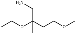 2-乙氧基-4-甲氧基-2-甲基丁-1-胺 结构式