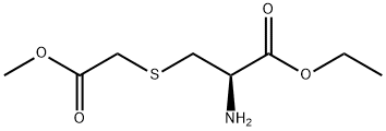 S-(2-甲氧基-2-氧乙基)半胱氨酸乙酯 结构式