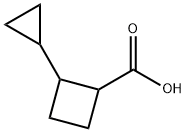 Cyclobutanecarboxylic acid, 2-cyclopropyl- 结构式