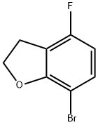 7-溴-4-氟-2,3-二氢苯并呋喃 结构式