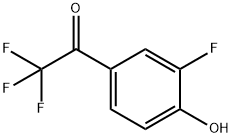 2,2,2-三氟-1-(3-氟-4-羟基-苯基)乙酮 结构式