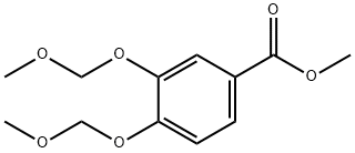 Benzoic acid, 3,4-bis(methoxymethoxy)-, methyl ester 结构式