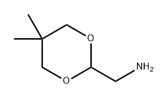 (5,5-二甲基-1,3-二噁烷-2-基)甲胺 结构式