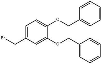 Benzene, 4-(bromomethyl)-1,2-bis(phenylmethoxy)- 结构式