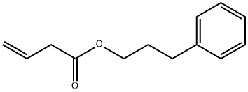 3-Butenoic acid 3-phenylpropyl ester 结构式