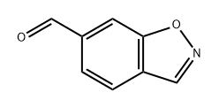 苯并[D]异噁唑-6-甲醛 结构式