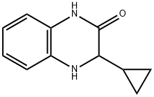 2(1H)-Quinoxalinone, 3-cyclopropyl-3,4-dihydro- 结构式