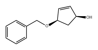 (1S,4R)-4-(苄氧基)环戊-2-烯-1-醇 结构式