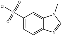 1-甲基-1H-苯并[D]咪唑-6-磺酰氯 结构式