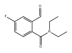 Benzamide, N,N-diethyl-4-fluoro-2-formyl- 结构式