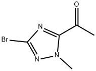 1-(3-溴-1-甲基-1H-1,2,4-三唑-5-基)乙-1-酮 结构式
