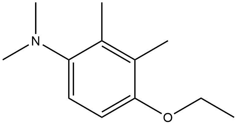 4-Ethoxy-N,N,2,3-tetramethylbenzenamine 结构式