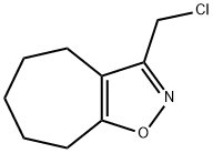 3-(chloromethyl)-5,6,7,8-tetrahydro-4H-cyclohepta[d][1,2]oxazole 结构式