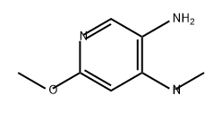 6-甲氧基-N4-甲基吡啶-3,4-二胺 结构式