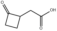 2-(2-氧代环丁基)乙酸 结构式